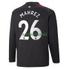 Maillot à Manches Longues Manchester City Mahrez 26 Extérieur 2022-23 Pour Homme